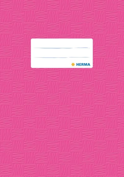 HERMA 7432 2500x Heftschoner PP A5 gedeckt/pink
