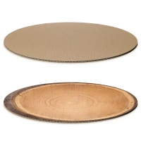 Dekoplatte Geschenk Bodenplatte 300x200x4 mm Braun 100% recyclebar