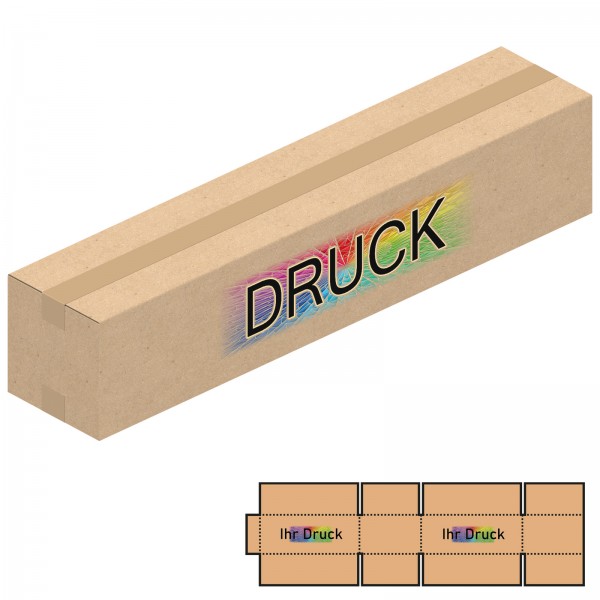 1000x200x200 mm zweiwellige Kartons mit Digitaldruck