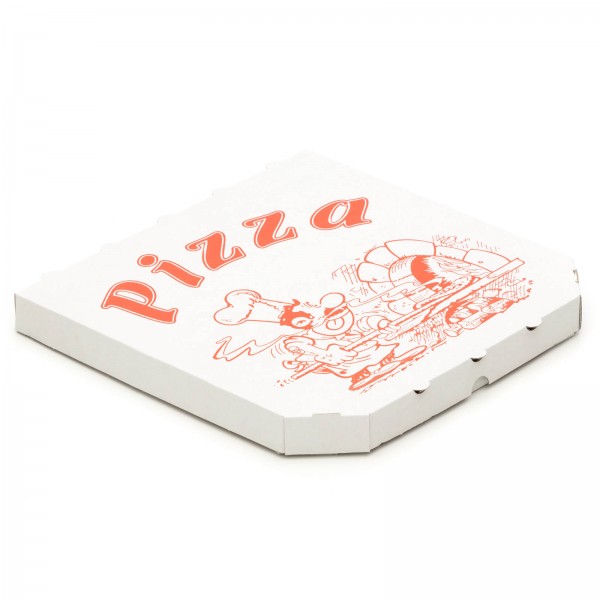Pizzakarton 320 x 320 x 30 mm "Treviso" Weiß