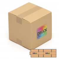 Faltkarton 200 x 200 x 200 mm mit Digitaldruck