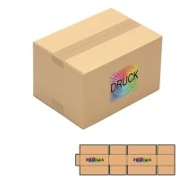 300x215x180 mm einwellige Kartons mit Digitaldruck