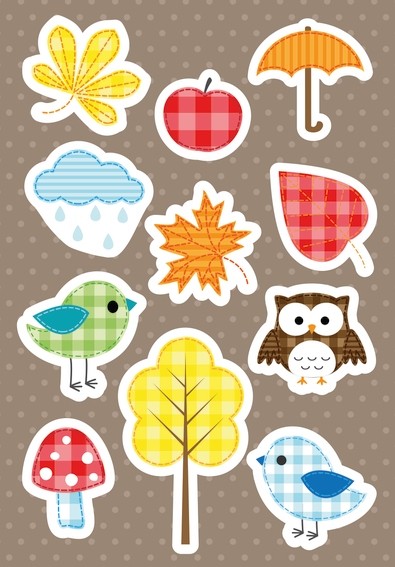 HERMA 3075 10x Sticker DECOR Herbstfreude