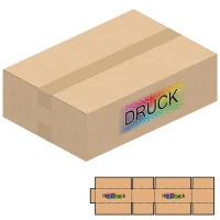 396x273x120 mm zweiwellige Kartons mit Digitaldruck
