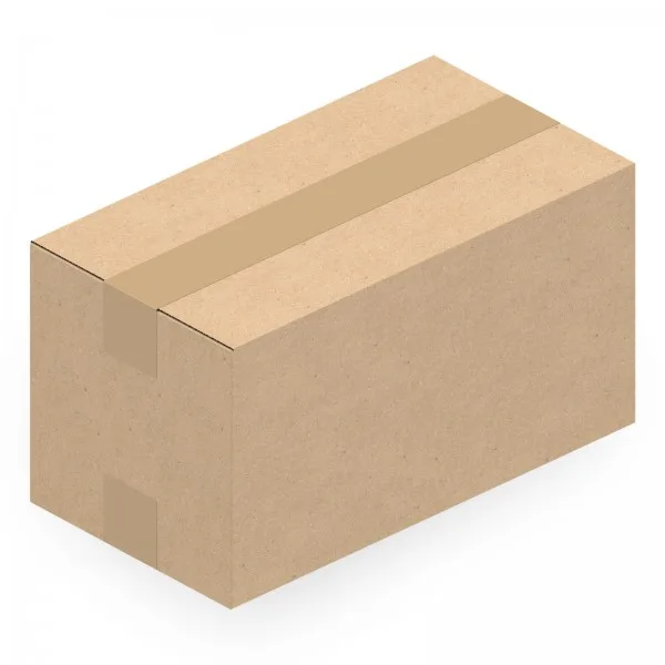 234x124x118 mm einwellige Kartons, weiß