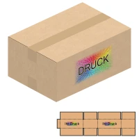 270x190x120 mm einwellige Kartons mit Digitaldruck