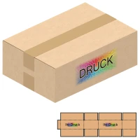 242x167x84 mm zweiwellige Kartons mit Digitaldruck