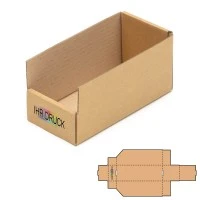 200x100x100 mm Regalkarton (Außenmaß) mit Digitaldruck