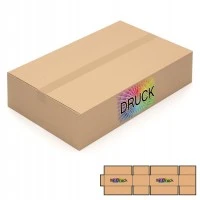 700x440x160 mm einwellige Kartons mit Digitaldruck
