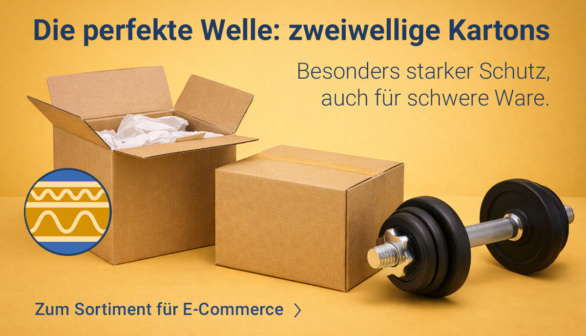 Die perfekte Welle: zweiwellige Kartons