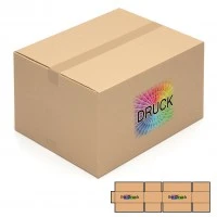 500x400x300 mit einwellige Kartons Digitaldruck